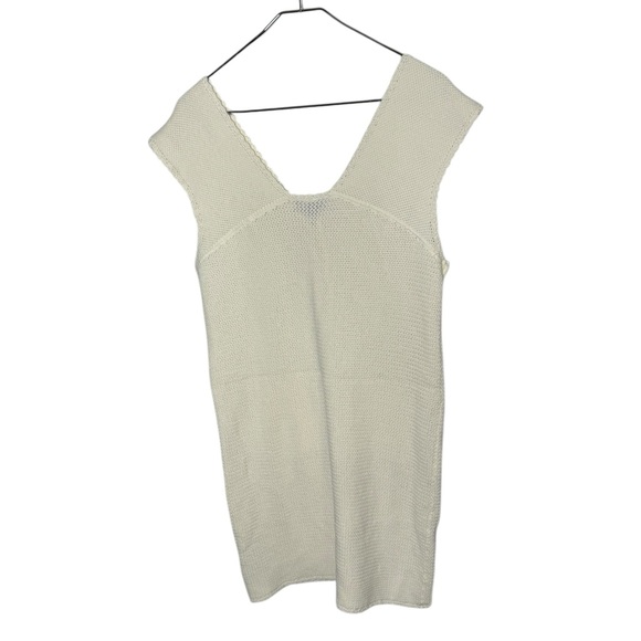 J. Crew Pointelle lace-up sweater-dress size large - Picture 3 of 6